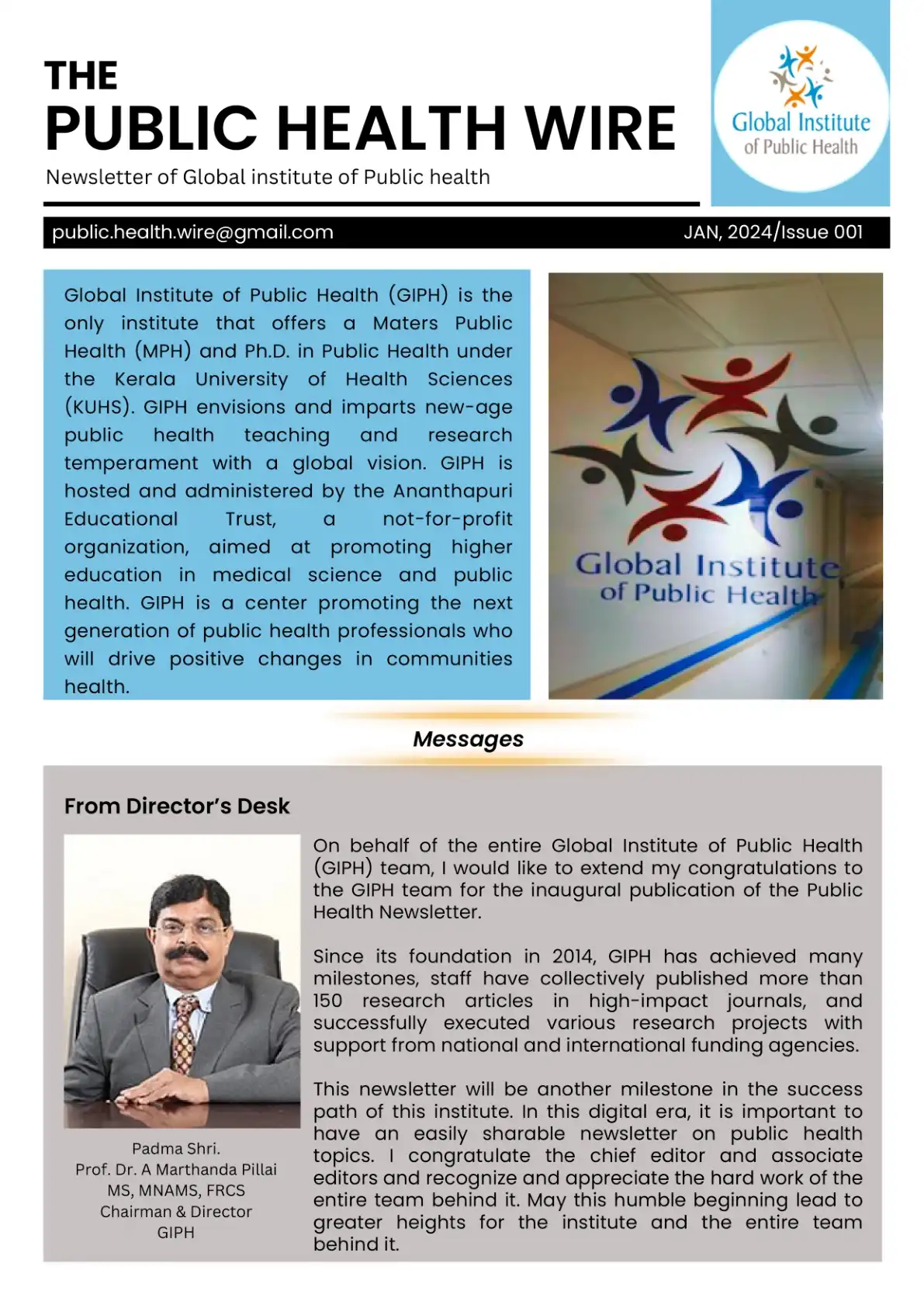 Newsletter Issue 001 - Jan 2024