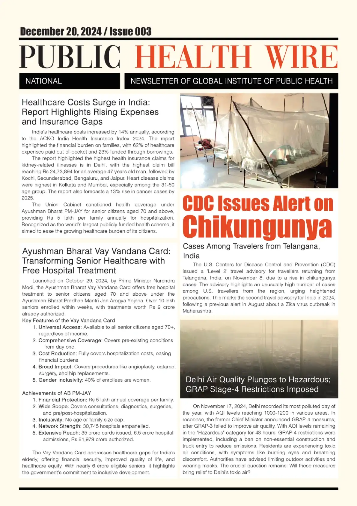 Newsletter Issue 003 - Dec 2024